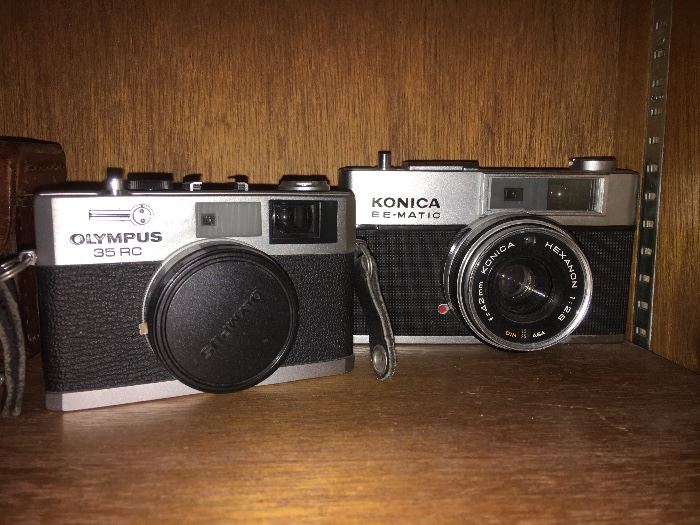 Olympus 35 RC and Konica EE-Matic