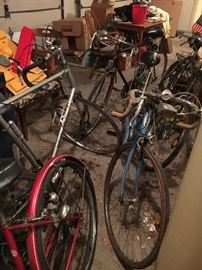 Many other bicycles - vintage Schwinns