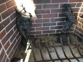 figural andirons
