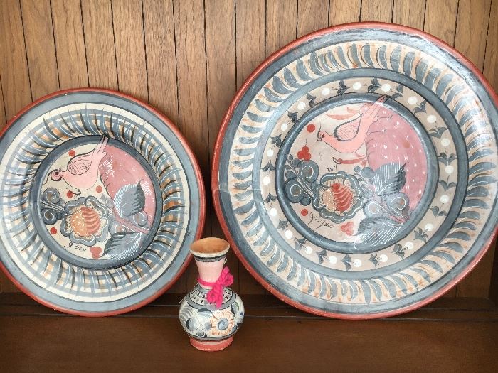 Great platters, vases and deco from Mexico
