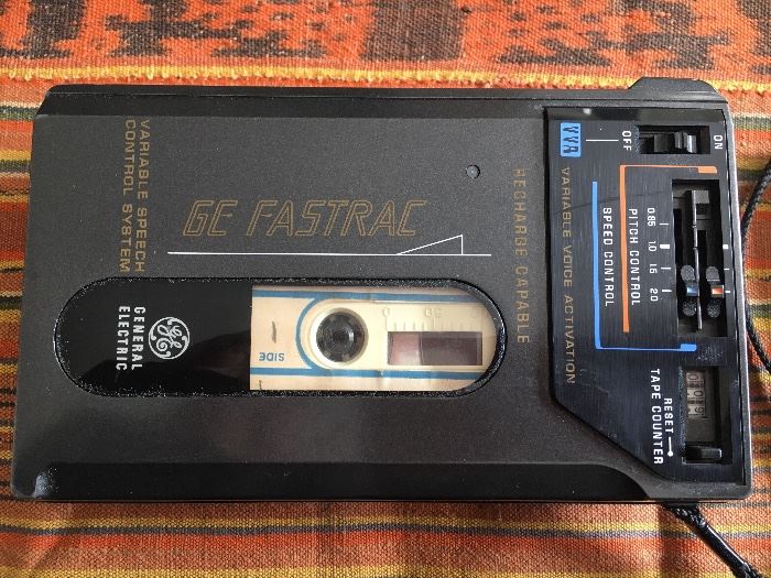 GE Fastrac tape recorder