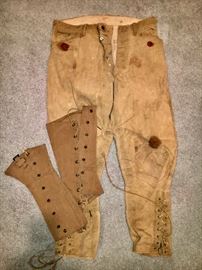 WWI riding trousers and gaiters