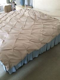 King Size Bedding and bed