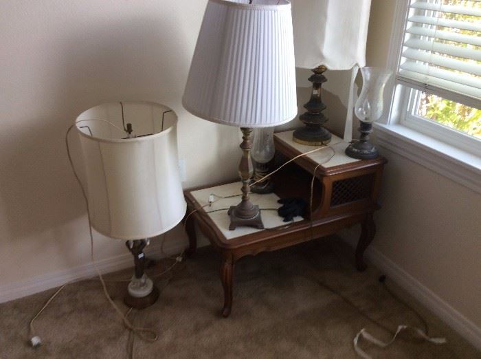 Marble top Side table $50 -WS
