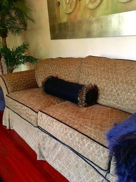 Custom upholstered sofa in great condition!