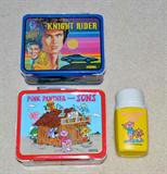 Knight Rider & Pink Panther & Sons with Thermos Lunch Boxes