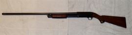 ITHACA MODEL 37 ENGRAVED 12 GAUGE PUMP SHOTGUN