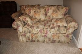 #17  Floral Loveseat 68" long    $75
#18  Sofa 90"long      $100