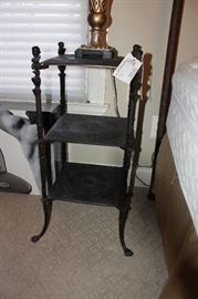 
#53 Wrought Iron Bed Side tables (2) with carvings $75 ea — at Thoreau Court Madison, AL 35758.

