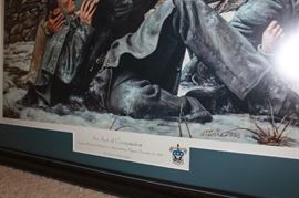 
#58 Limited Edition Dale Gallon Signed Print - An Act of Compassion - $100 — at Thoreau Court Madison, AL 35758.
