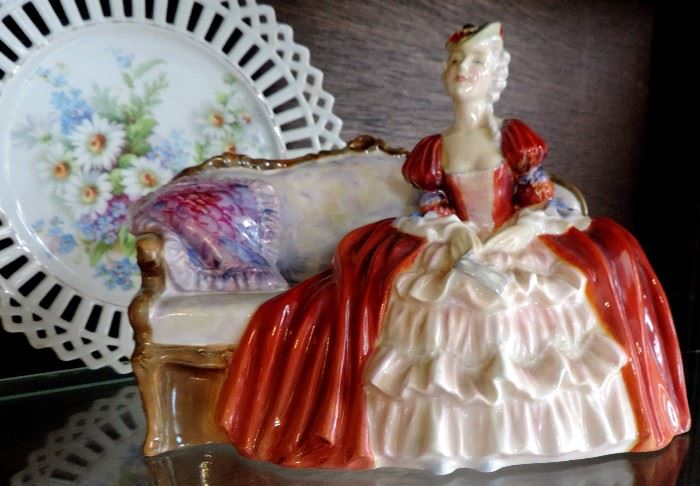 Belle O' The Ball Porcelain Figurine, Doulton & Co.