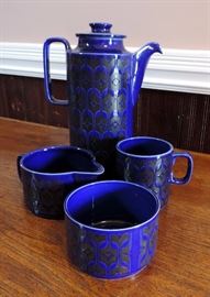 English Hornsea Pottery Coffee Set Design Award