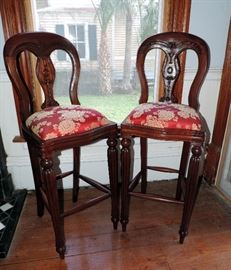 Solid Teak Barstools