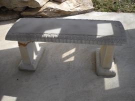 Concrete bench