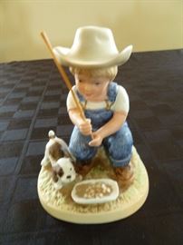 1980's Homco Denim Days Figurine Collectibles