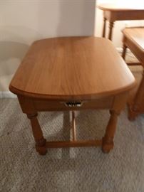 Oak end table