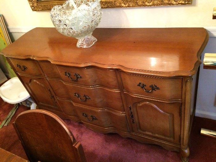 #1 Basset French provincial side board 60x19x33 $175