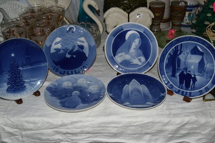 Royal Coppenhagen collector plates