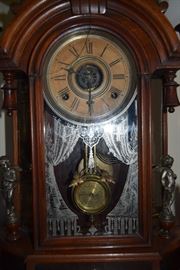 WM L Gilbert Antique Clock