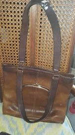 Vintage leather Coach purse