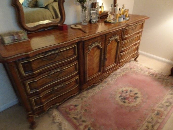 Stanley Triple Dresser with Double Mirror