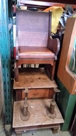 Koken Shoe Shine Chair, one of many rare finds in this sale