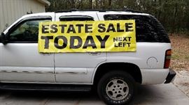 also watch for my white SUV on 441 warning you of your next right or left turn. 