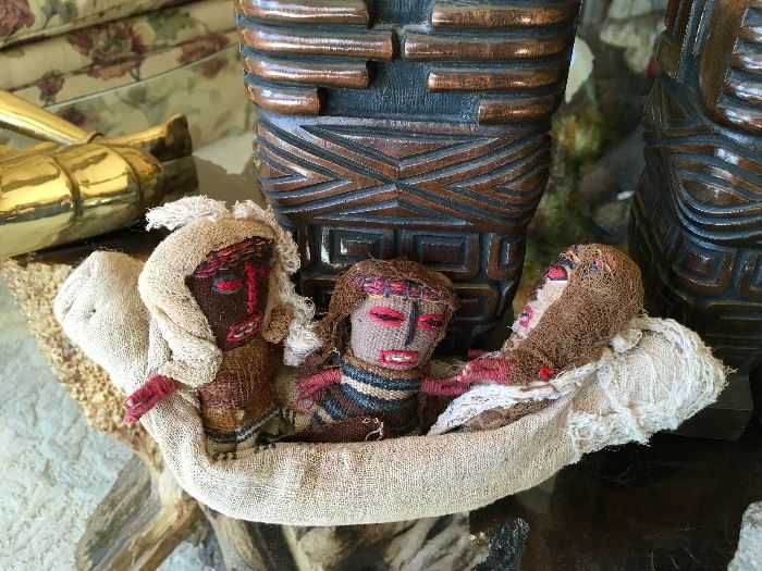 Peruvian burial dolls