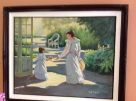 Mother & daughter - local artist