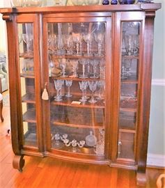 Revival Empire glass front cabinet