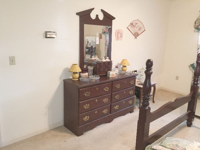 Dresser and Full Size Bed