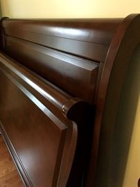 A NEW Never Used Full Size Sleigh Bed...w/Frame...
