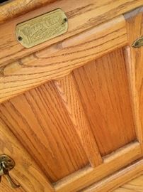 A Oak 'White Clad' Side Table...