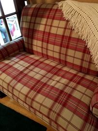 Super Cute Plaid Settee...