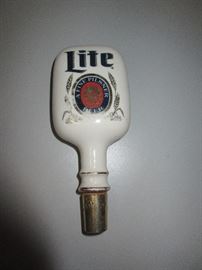 PILSNER LITE BEER 5 3/4" CERAMIC TAP HANDLE