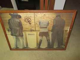 1970's WOMENS LIB Vintage Poster - URINAL 