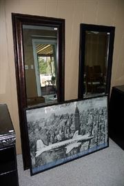 Wall Mirrors, Framed print