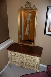 2 Drawer Dressing Stand With Mirror
