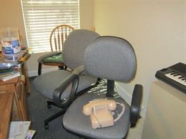 3 office chairs