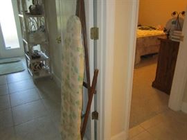 Antique wooden ironing board