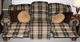 Action Industries Double Recliner Sofa