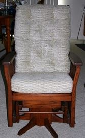 Mission Style Glider Rocker