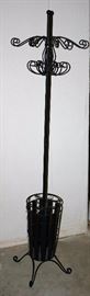 Iron Coat Rack/Umbrella Stand