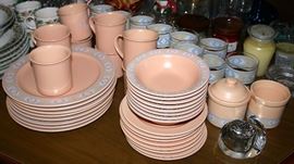 South West Treasure Craft Service for 8 w/Cream & Sugar