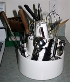 Kitchen Utensils in Caddy