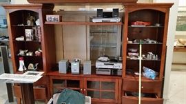 Modern Adjustable Entertainment Center- Will Fit Any Size Flatscreen