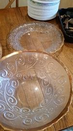 Great Glass Bowl and Undertplate