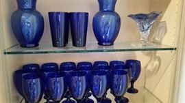 Cobalt Blue Glassware
