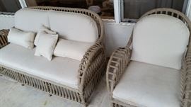 Rare Willow Tree Twig Patio Furniture