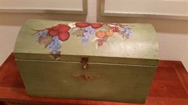 Hand Painted Curve Top Chest